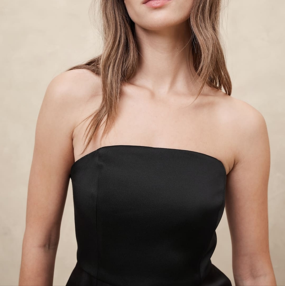 NWT BANANA REPUBLIC | Satin Corset Strapless Top - Picture 4 of 10